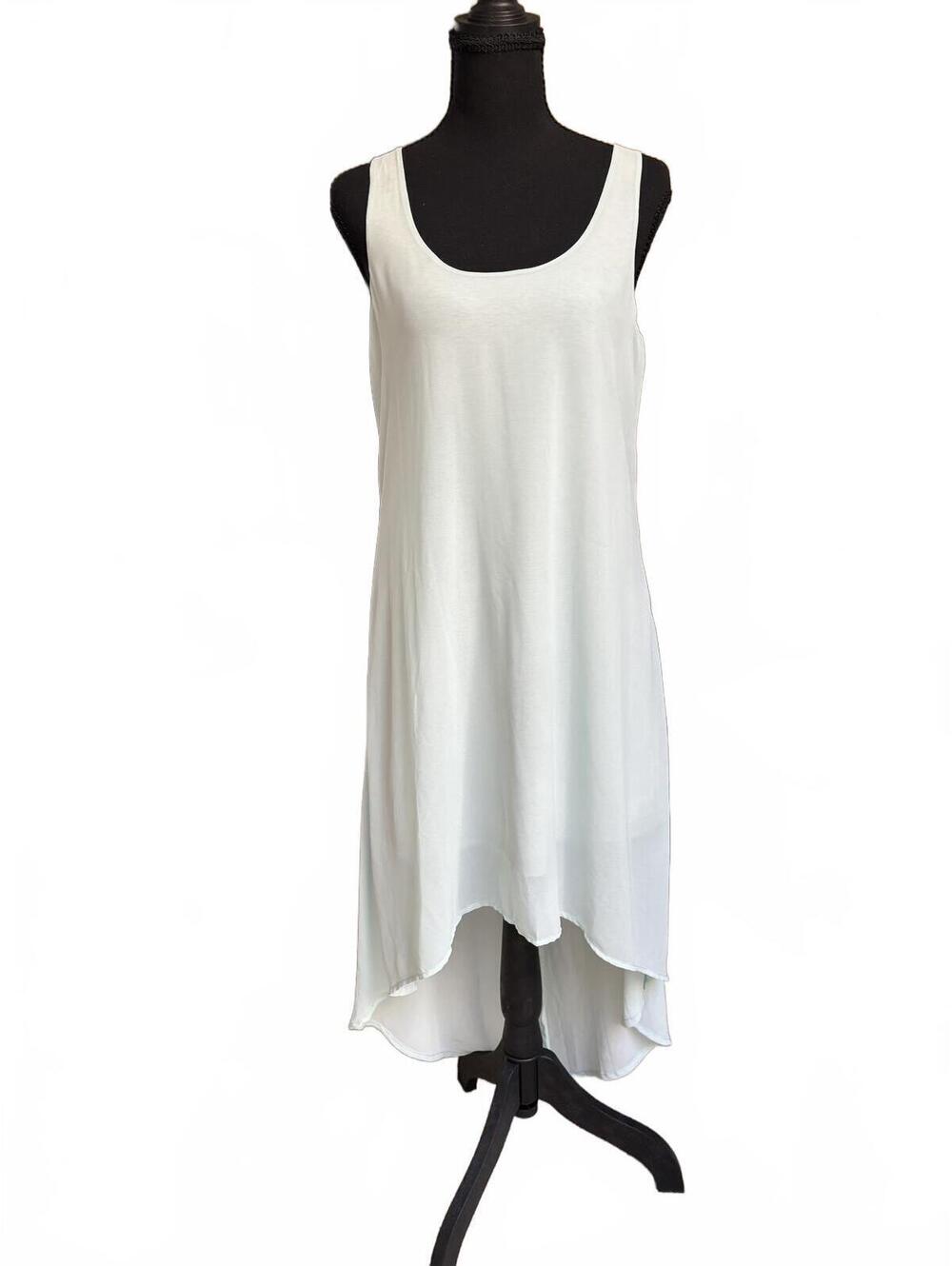 Lucca Couture Light Mint Green High-Low Dress, Size M